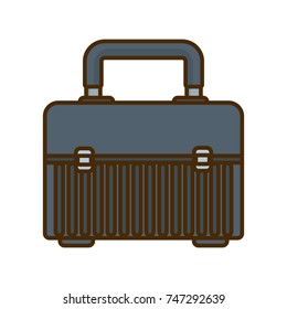 Construction toolbox isolated