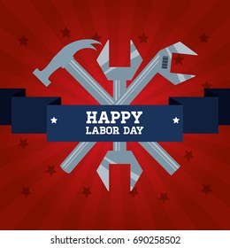 construction tools to celebrate labor day