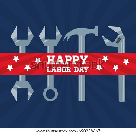 construction tools to celebrate labor day