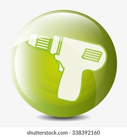 Construction and tools graphic design icons, vector illustration eps10