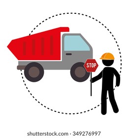 Construction and tools graphic design, vector illustration eps10