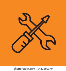 construction tools icon. contruction element vector download