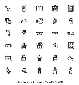 construction tools icon or logo isolated sign symbol vector illustration - Collection of high quality black style vector icons
