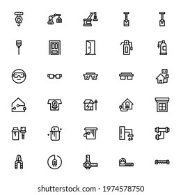 construction tools icon or logo isolated sign symbol vector illustration - Collection of high quality black style vector icons
