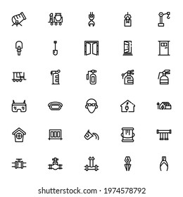 construction tools icon or logo isolated sign symbol vector illustration - Collection of high quality black style vector icons
