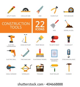 Construction Tools Icons Set