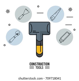 construction tools infographic