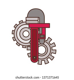 construction tools isolated icon