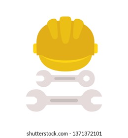 construction tools isolated icon