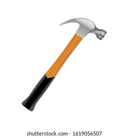 Construction tools on white background. Dill, wrench, saw, pliers, hammer, level for repair. Vector illustration in trendy flat style. ESP 10.