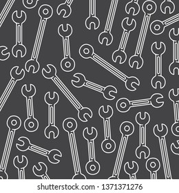 construction tools pattern isolated icon