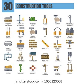 Construction tools,Thin Line and Pixel Perfect Icons