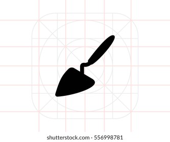 Construction trowel icon