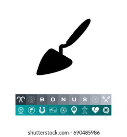 Construction trowel icon