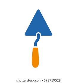 Construction trowel tool icon