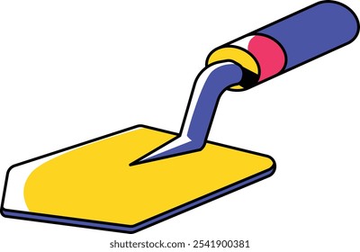 Construction Trowel Tool of Illustration