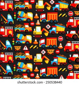 Construction Truck Background