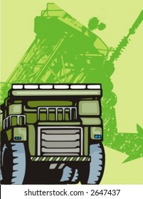 Baukastenhintergrundserie für Lkw. Sehen Sie sich mein Portfolio für viel mehr dieser Serie sowie Tausende von ähnlichen und anderen großartigen Vektorgrafiken an.