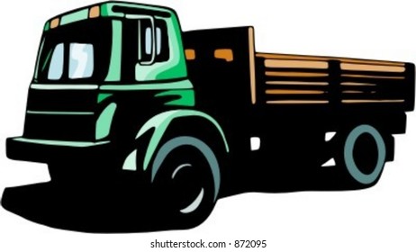 Construction truck. Check my portfolio for many more images of this series.