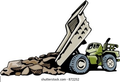 Construction truck. Check my portfolio for many more images of this series.