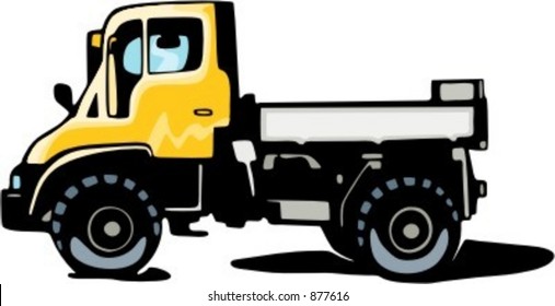 Construction truck. Check my portfolio for many more images of this series.