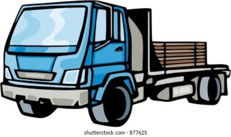 Construction truck. Check my portfolio for many more images of this series.