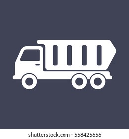 Construction truck icon