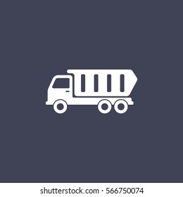 Construction truck icon