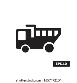 CONSTRUCTION TRUCK Icon, Construction Sign/Symbol Vector