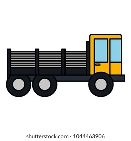 construction truck isolated icon
