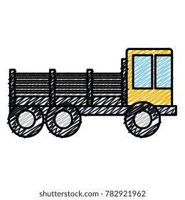 construction truck isolated icon