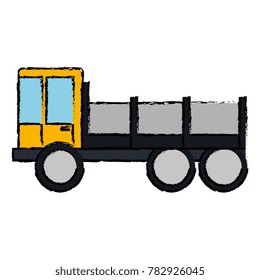 construction truck isolated icon