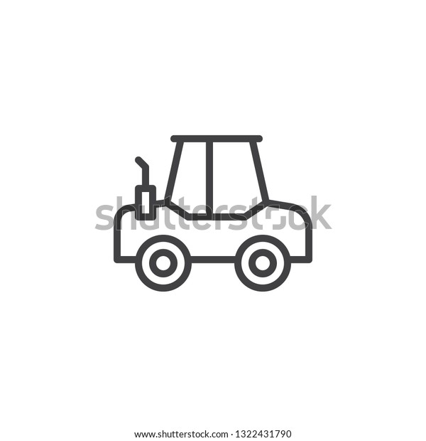 Construction truck line icon. linear style sign\
for mobile concept and web design. Industrial vehicle outline\
vector icon. Construction machine symbol, logo illustration. Pixel\
perfect vector\
graphics