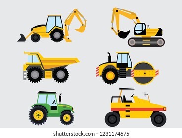 Construction truck vector  illustration