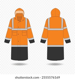 construction tshirt front and back mockup design template of print