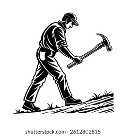 Construction vector art nice illustration.