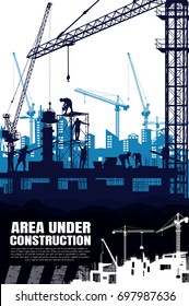 construction vector background.