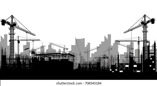 Corporate Construction Site Stock Vectors, Images & Vector Art ...