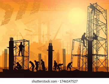 Construction vector background,Construction info graphics, Book Cover Design.