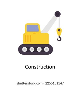 Construction vector Flat Icons. Simple stock illustration stock illustration