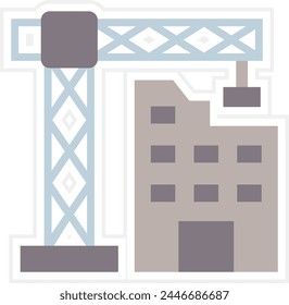 Construction vector icon. Can be used for printing, mobile and web applications.