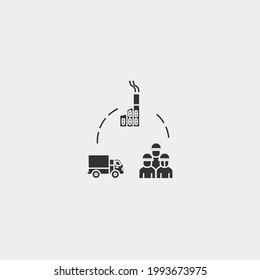 Construction vector icon illustration sign