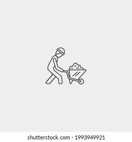 Construction vector icon illustration sign