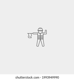 Construction vector icon illustration sign