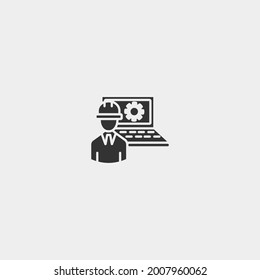 Construction vector icon illustration sign