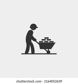 Construction vector icon illustration sign