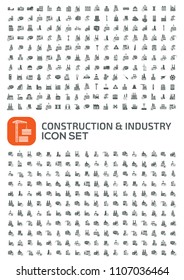 Construction vector icon set