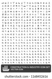 Construction vector icon set