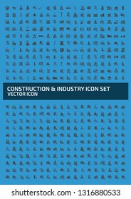 Construction vector icon set