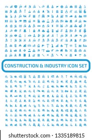 Construction vector icon set